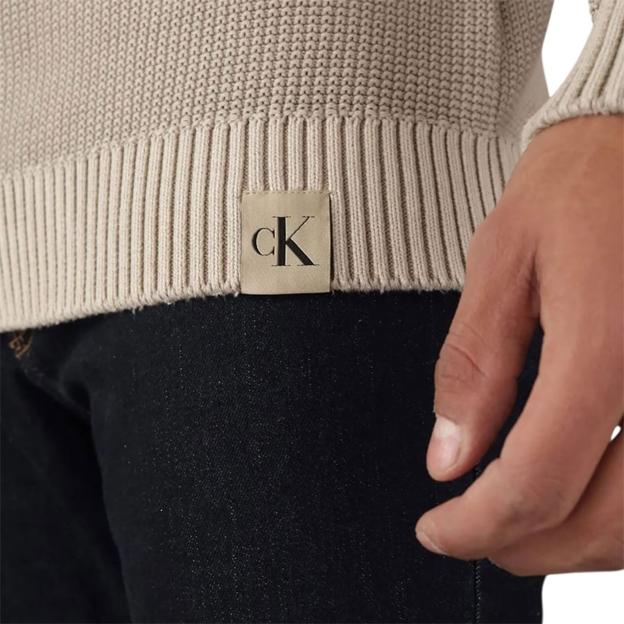Washed raglan maglia da uomo Calvin Klein | J30J326743PAN